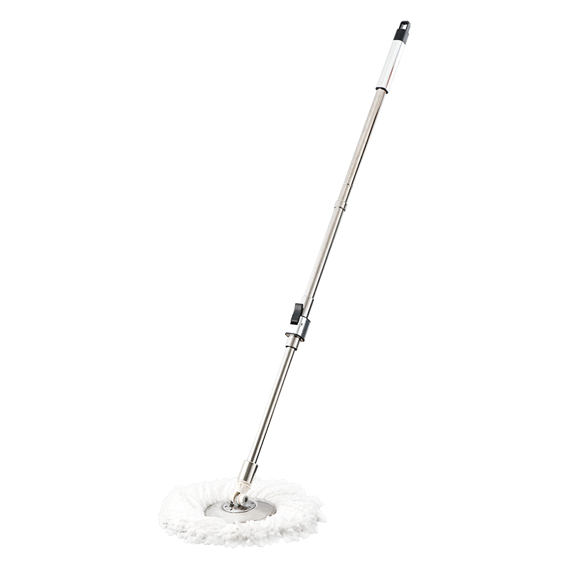 MH07 auto shrink stainless steel spin mop handle