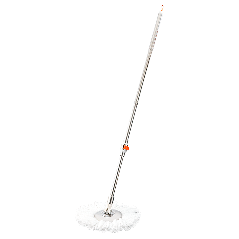 MH12 Multifunctional hand press stainless steel spin mop handle  