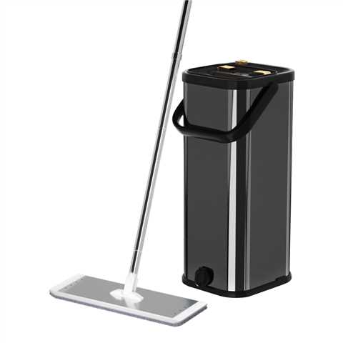 PB36  Dirty Water seperation system stainless steel flat mop bucket set